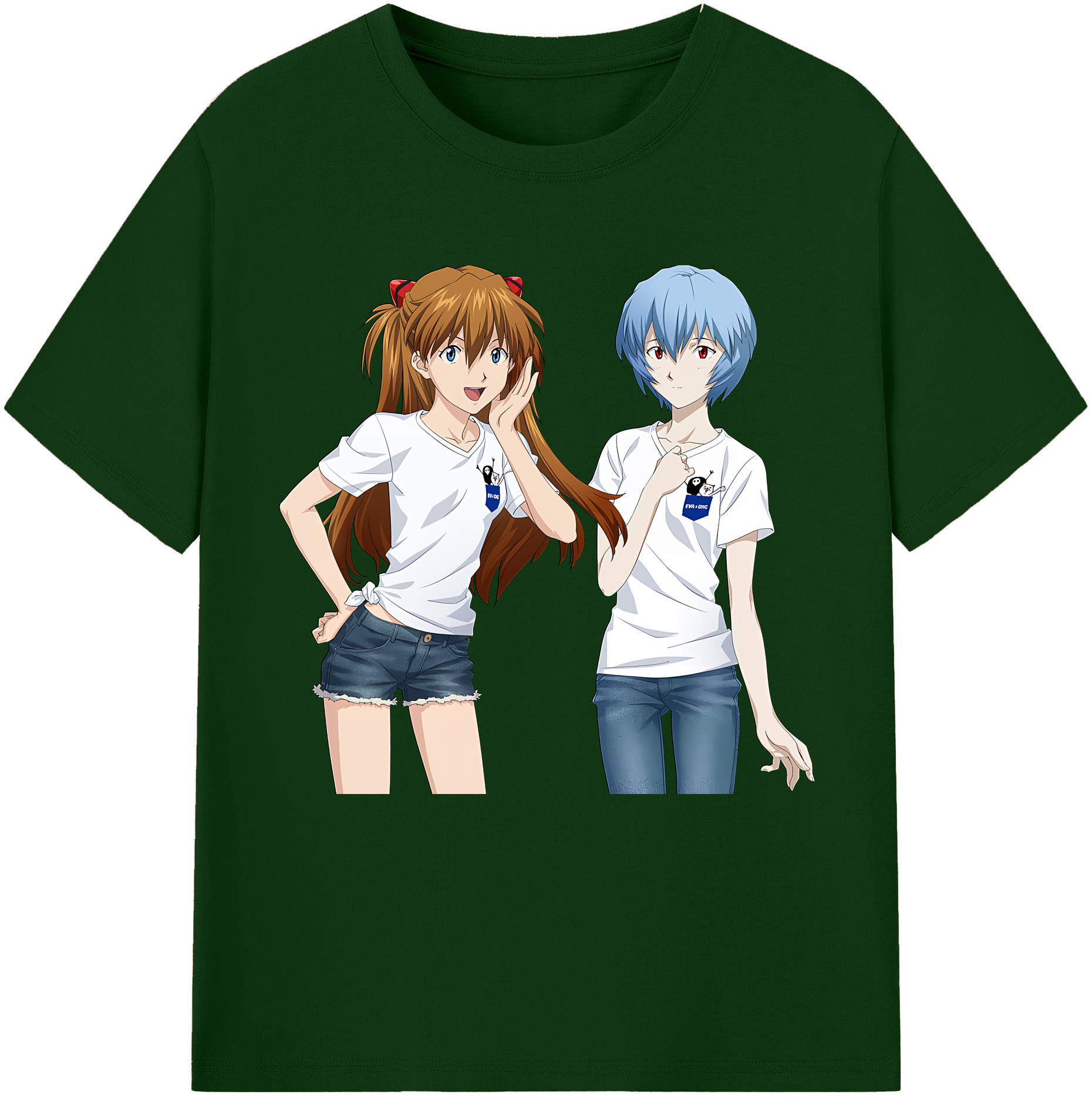 （画像用） EVA 新世紀エヴァンゲリオン 綿100％半袖Tシャツ（フロントプリント）